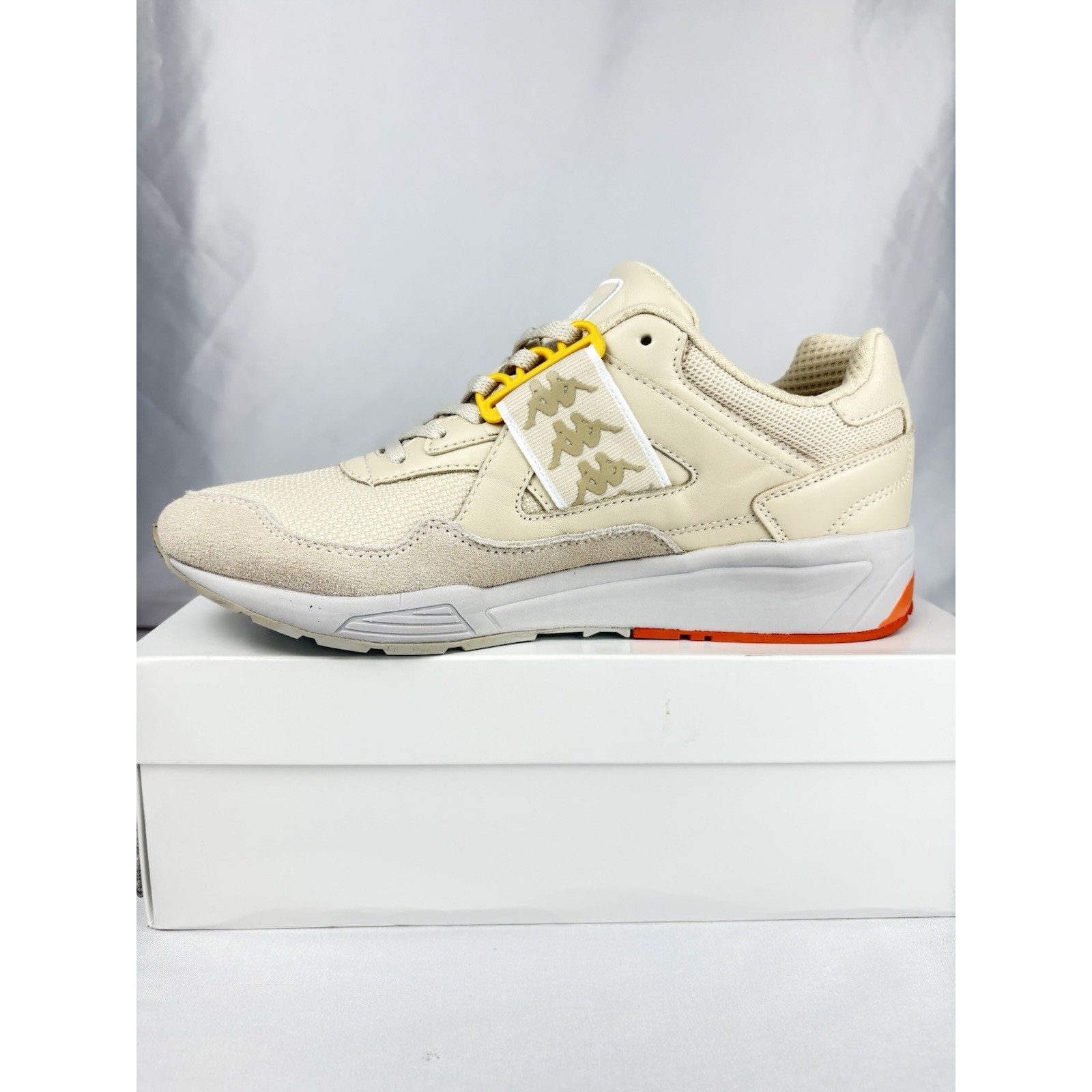 Kappa 222 Banda Barsel 1 3037is0 Unisex Sneakers Beige-Grey Vapor Us 8.5 Eu 41.5 — image 2 of 8